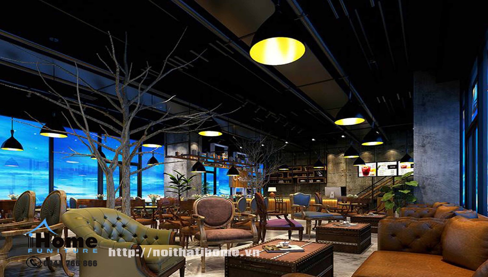 Thiết kế quán cafe đẹp tại hải phòng